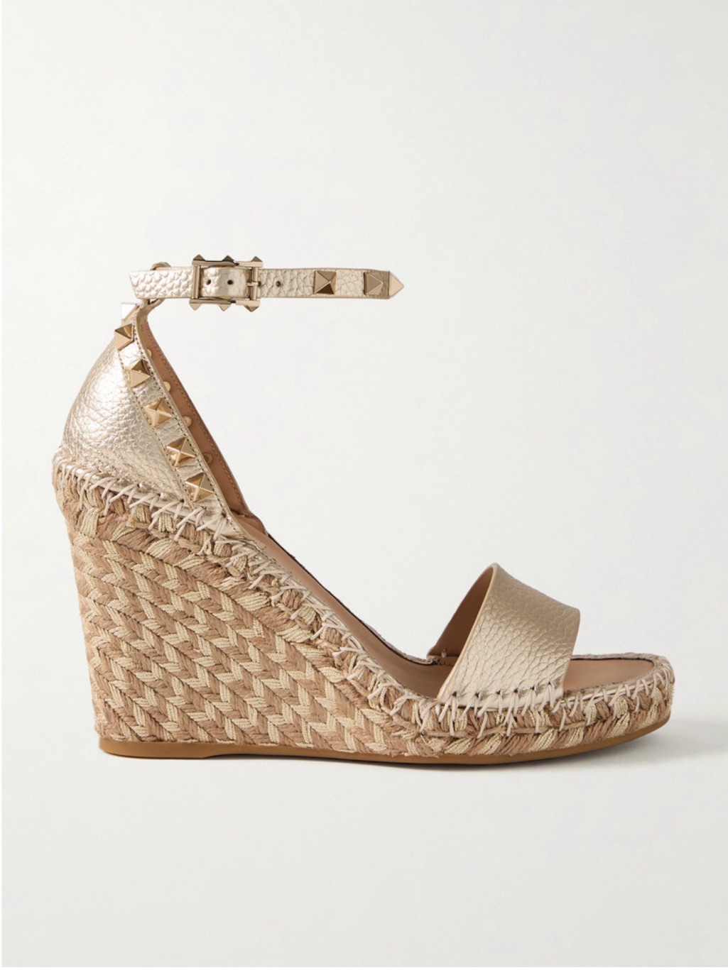 Valentino Garavani Rockstud 105 Wedge Sandal